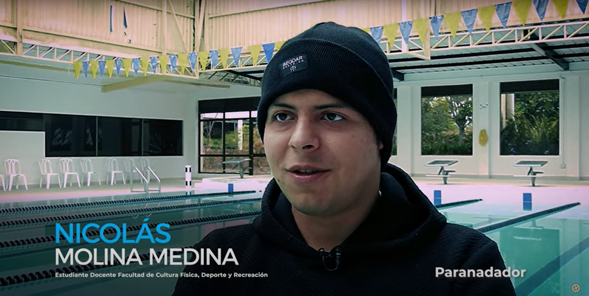 Nicolás Molina, paranadador de la Santoto